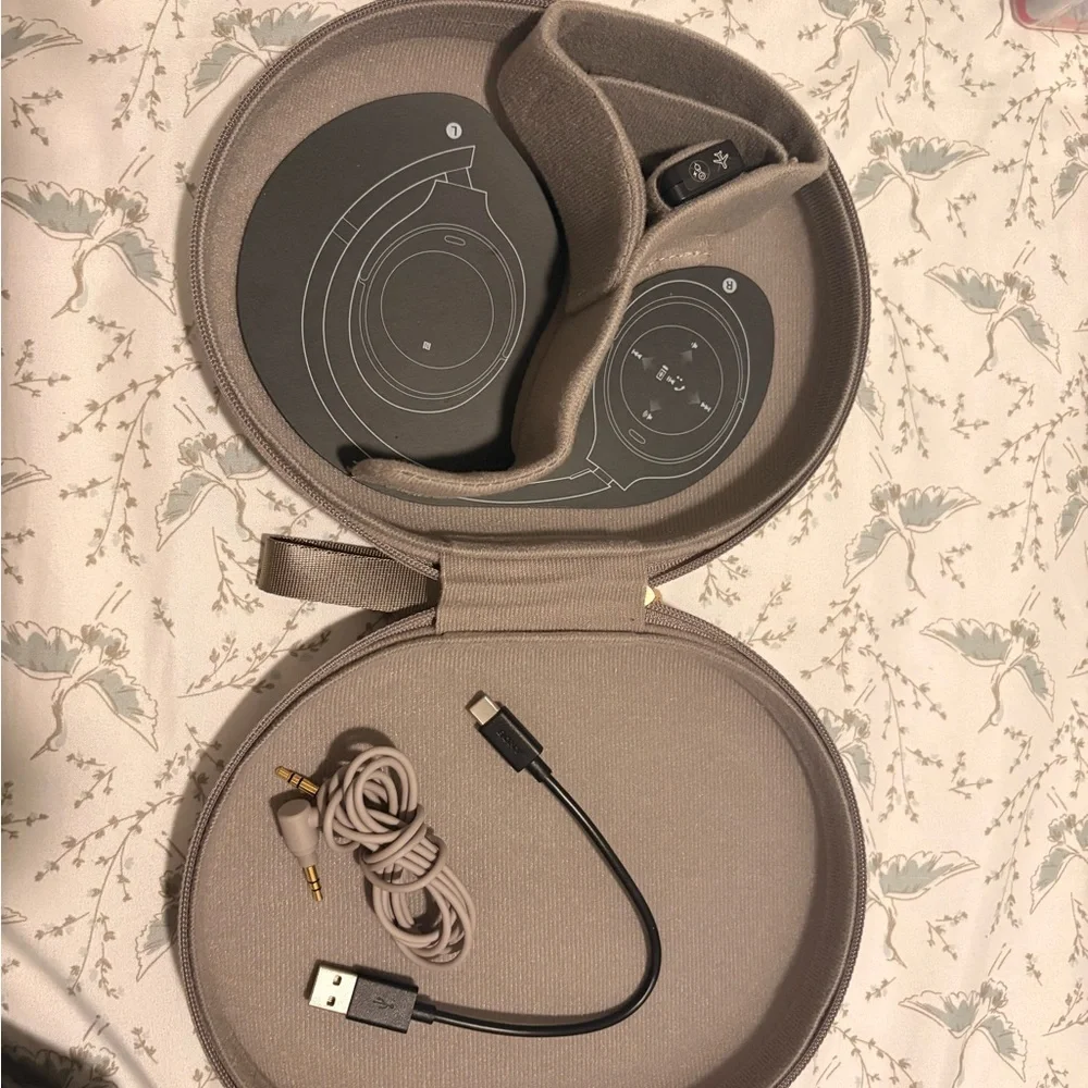 Sony Over-Ear Wireless Headphones - Taupe